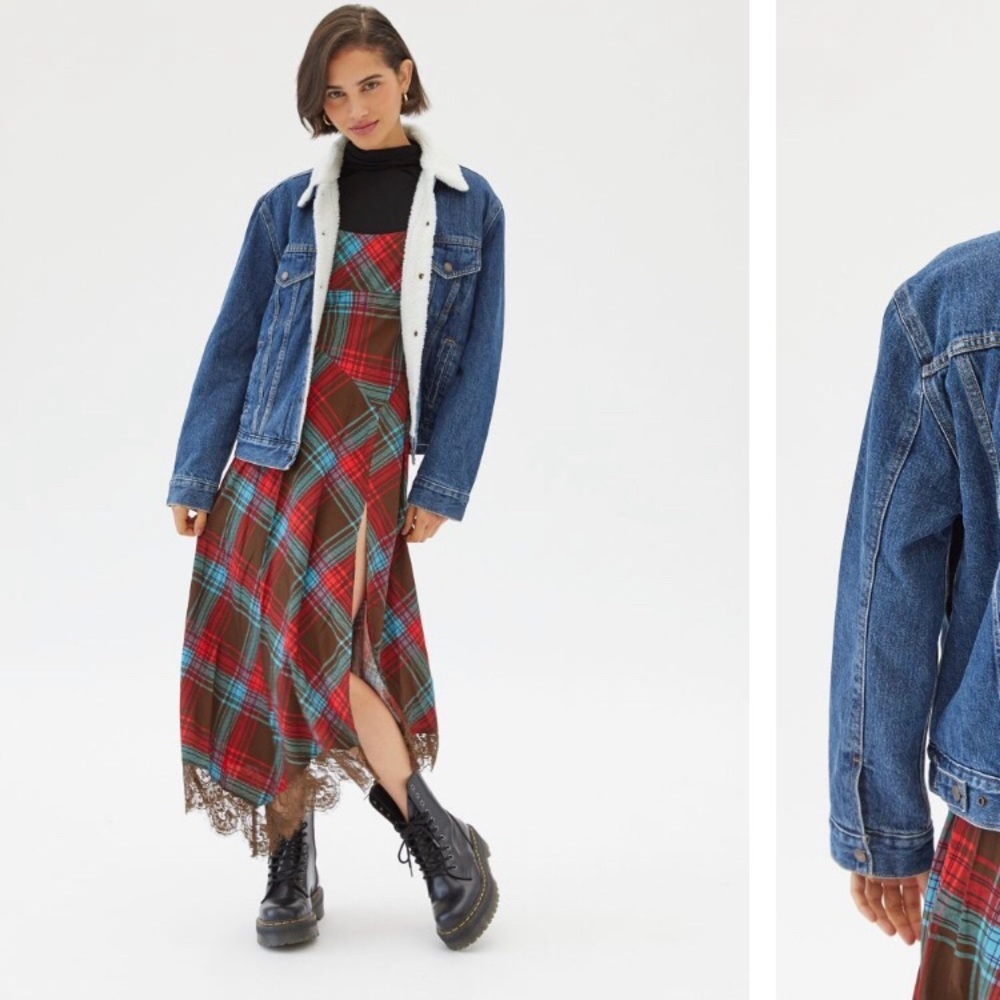 Levi Ex-Boyfriend Sherpa trucker jacket from urban